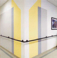 Raumgestaltungsbeispiel blau gelb